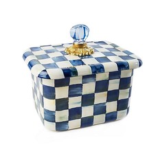 MacKenzie-Childs Royal Check Recipe Box