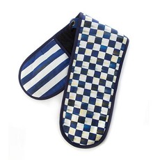 MacKenzie-Childs Royal Check Double Oven Mitt - Large