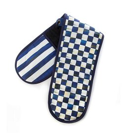 MacKenzie-Childs Royal Check Double Oven Mitt - Large