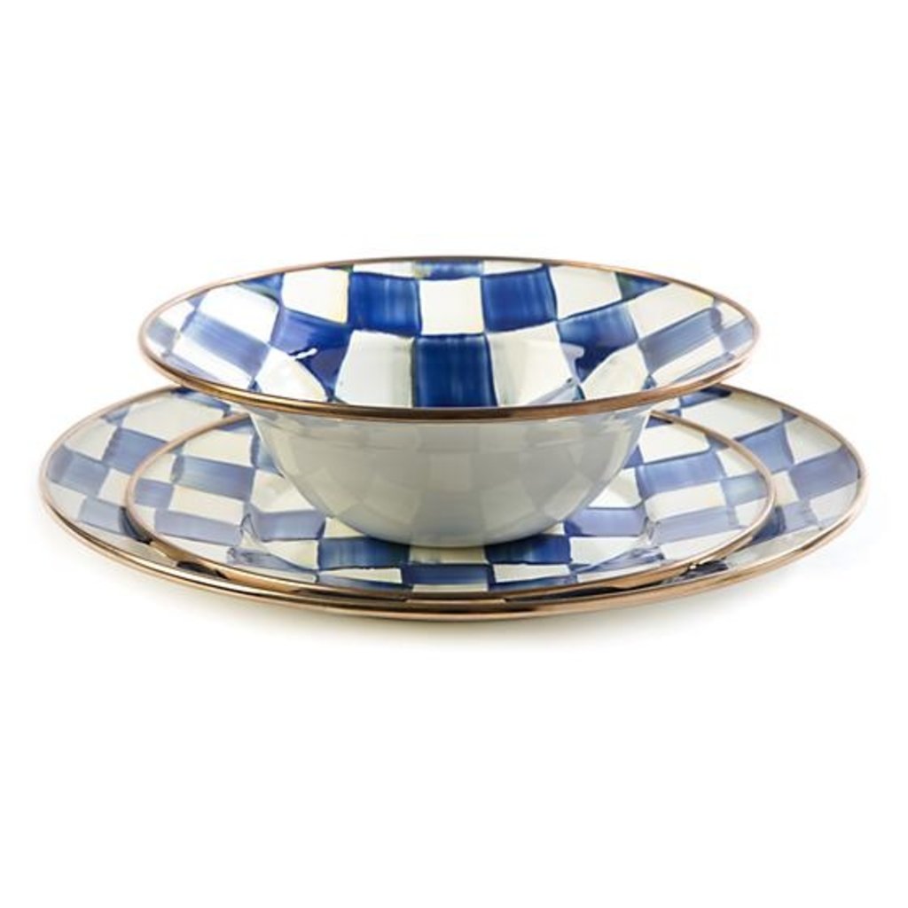 MacKenzie-Childs Royal Check Breakfast Bowl