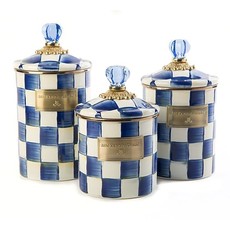 MacKenzie-Childs Royal Check Canister - Small