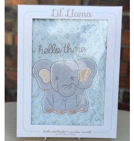 Little Bees Hello There Elephant Double Sided Blanket