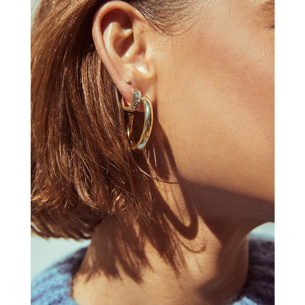 Kendra Scott Colette Hoop Earrings In Gold