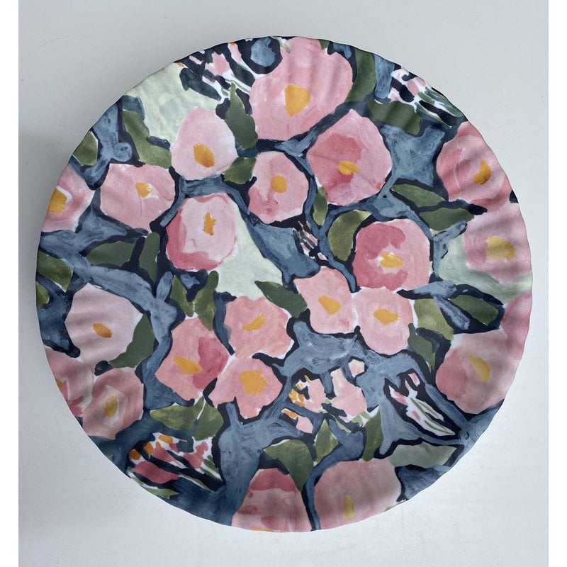 Southbank's Blue Floral Melamine Plate