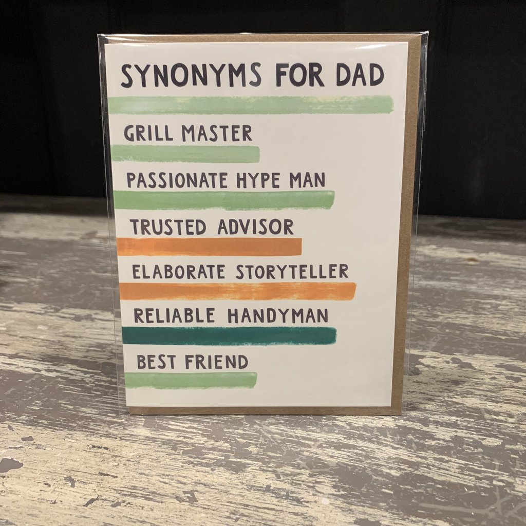 Southbank's Synonyms For Dad Card