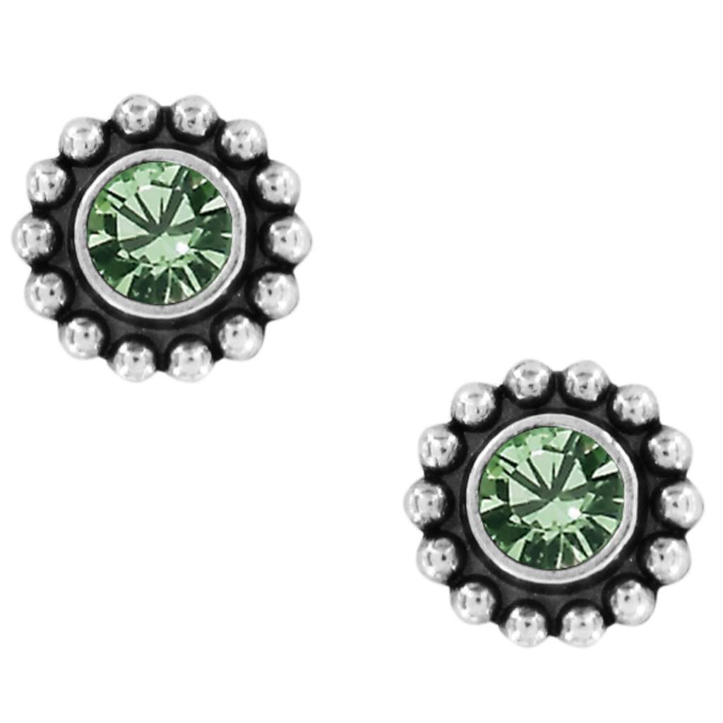 Brighton Peridot Twinkle Mini Post Earrings