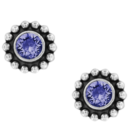 Brighton Tanzanite Twinkle Mini Post Earrings