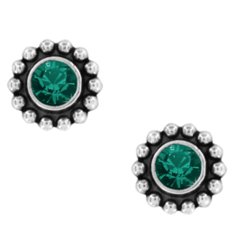 Emerald Twinkle Mini Post Earrings