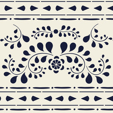 Faux Bone Inlay Stencil