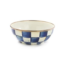 MacKenzie-Childs Royal Check Enamel Everyday Bowl