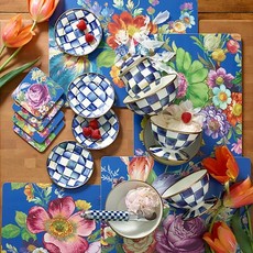 MacKenzie-Childs Royal Check Enamel Everyday Bowl