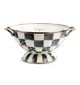 MacKenzie-Childs Courtly Check Enamel Colander - Large