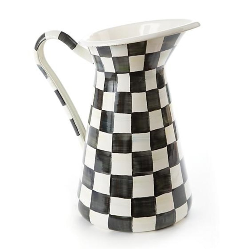 MacKenzie-Childs Courtly Check Practical Pitcher - Large