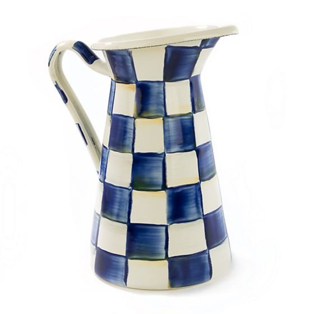 MacKenzie-Childs Royal Check Practical Pitcher - Medium