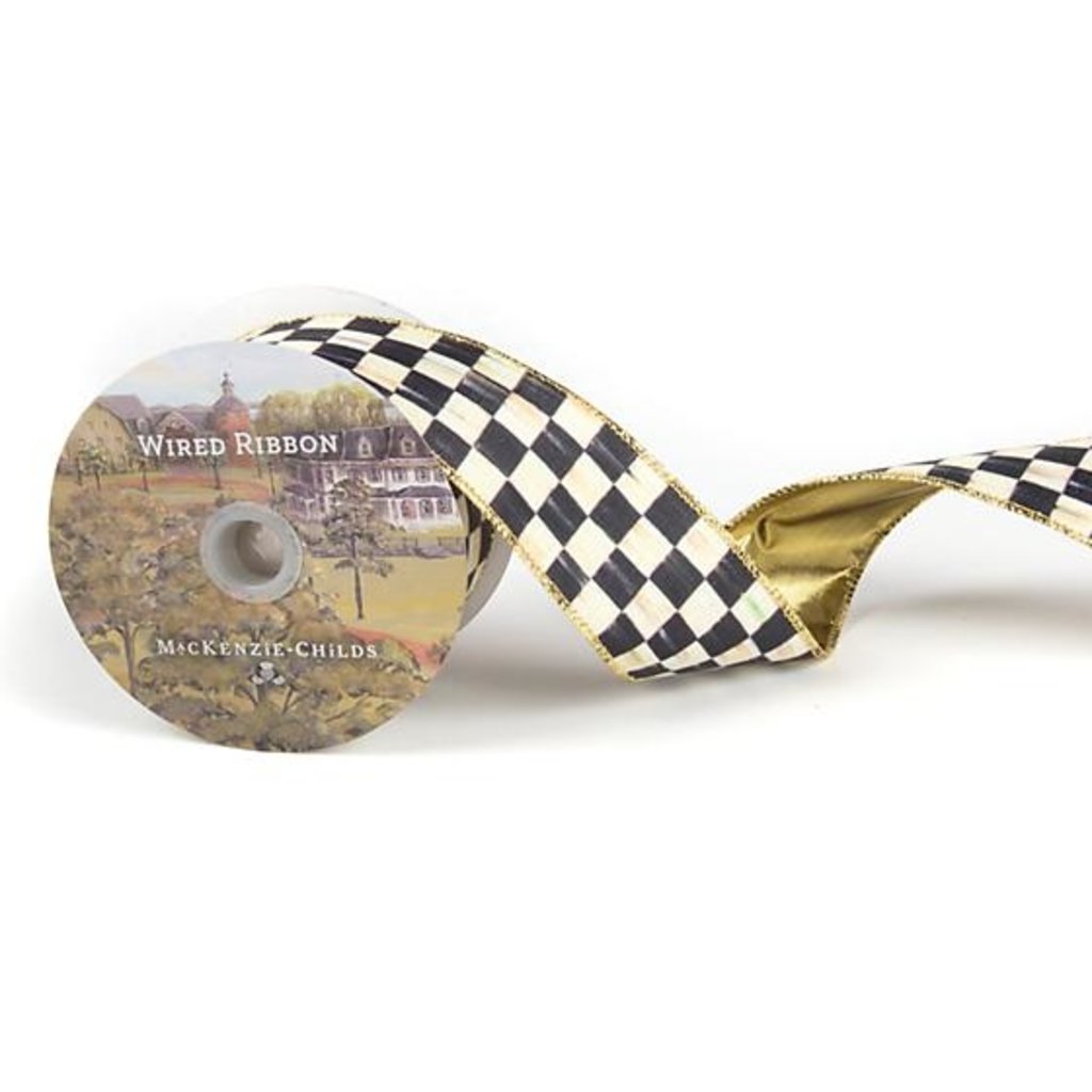 MacKenzie-Childs Courtly Check 2" Ribbon