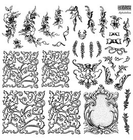 Iron Orchid Designs Alphabellies Decor Stamp