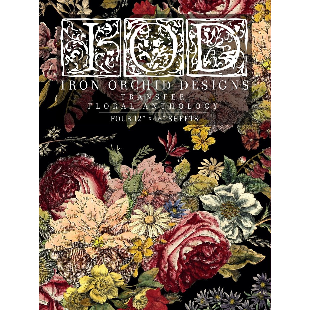 Iron Orchid Designs Floral Anthology Transfer