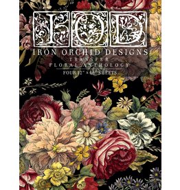 Iron Orchid Designs Floral Anthology Transfer