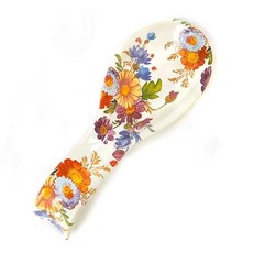 MacKenzie-Childs Flower Market Spoon Rest - White