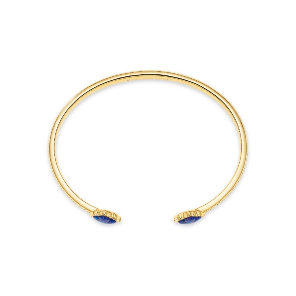 Kendra Scott Mallory Cuff Bracelet Gold Indigo Opal