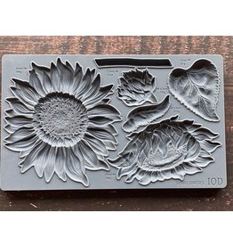Iron Orchid Designs Sunflowers Decor Mould