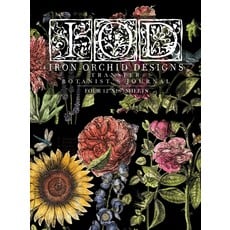 Iron Orchid Designs Botanist Journal 12" x 16" Transfer Set