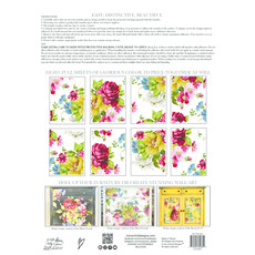 Iron Orchid Designs Wall Flower 12" x 16" Transfer Set