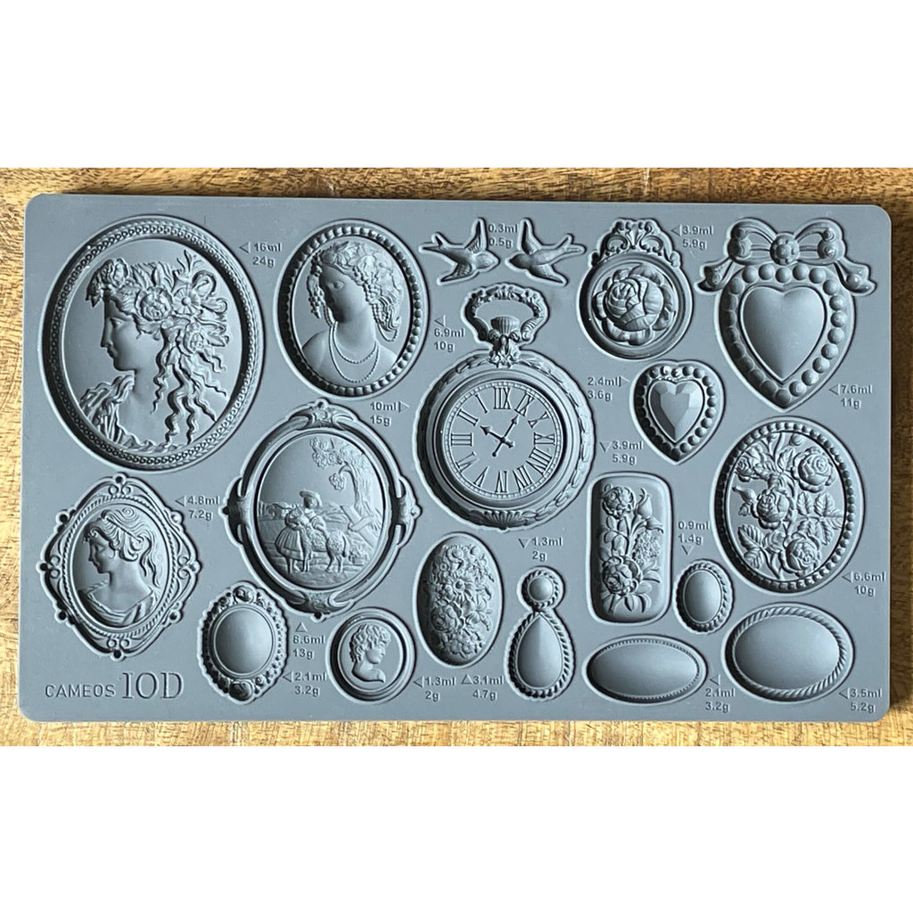 Iron Orchid Designs Cameos IOD Decor Mould