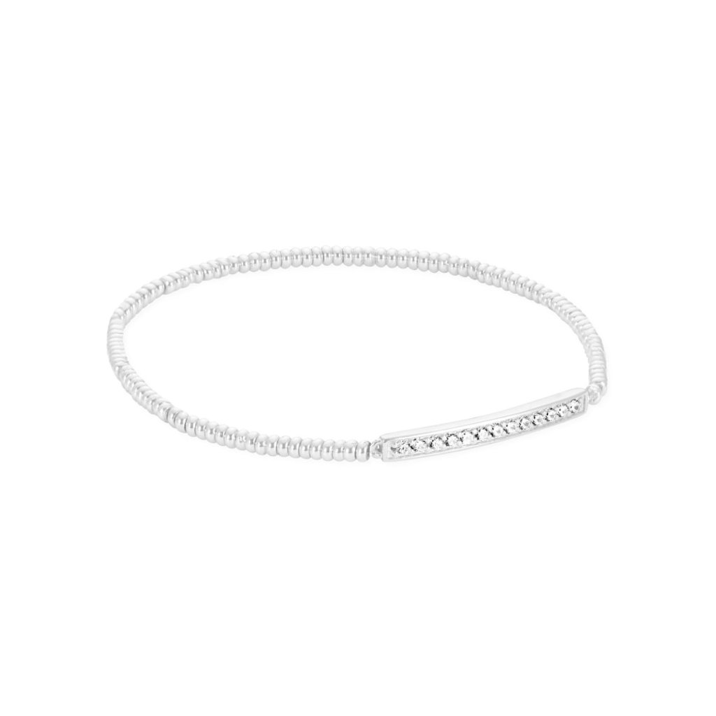 Addison Stretch Bracelet In Silver