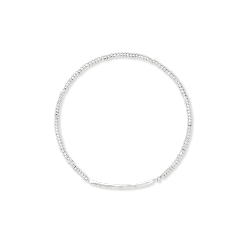 Kendra Scott Addison Stretch Bracelet In Silver