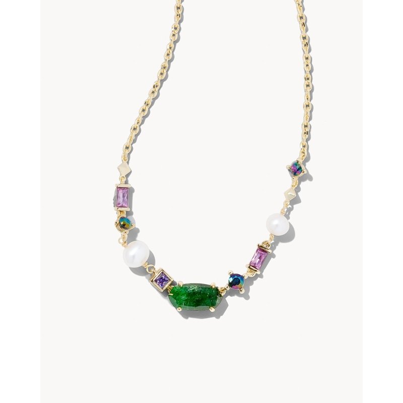 Madelyn Gold Strand Necklace In Multi Mix