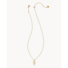 Kendra Scott Cross Pendant Necklace In Gold