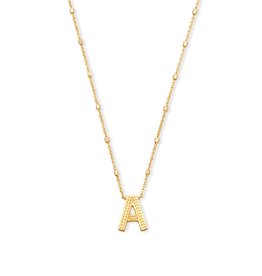 Kendra Scott A Letter Pendant Necklace
