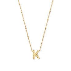 Kendra Scott K Letter Pendant Necklace