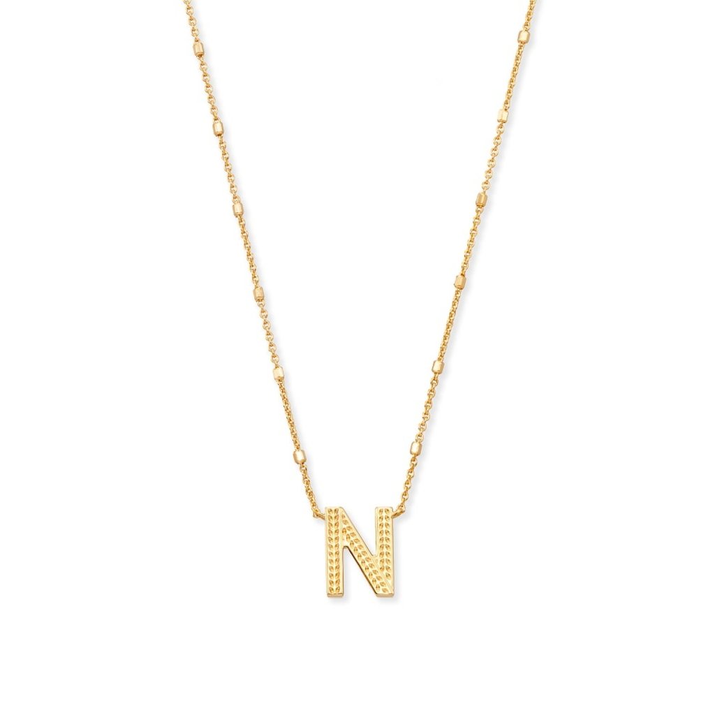 N Letter Pendant Necklace
