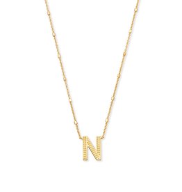 Kendra Scott N Letter Pendant Necklace