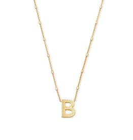 Kendra Scott B Letter Pendant Necklace