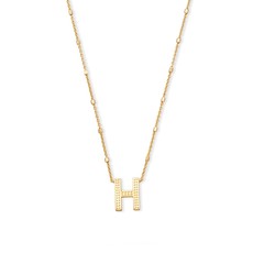 Kendra Scott H Letter Pendant Necklace