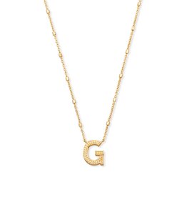 Kendra Scott G Letter Pendant Necklace
