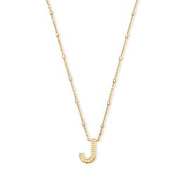 Kendra Scott J Letter Pendant Necklace