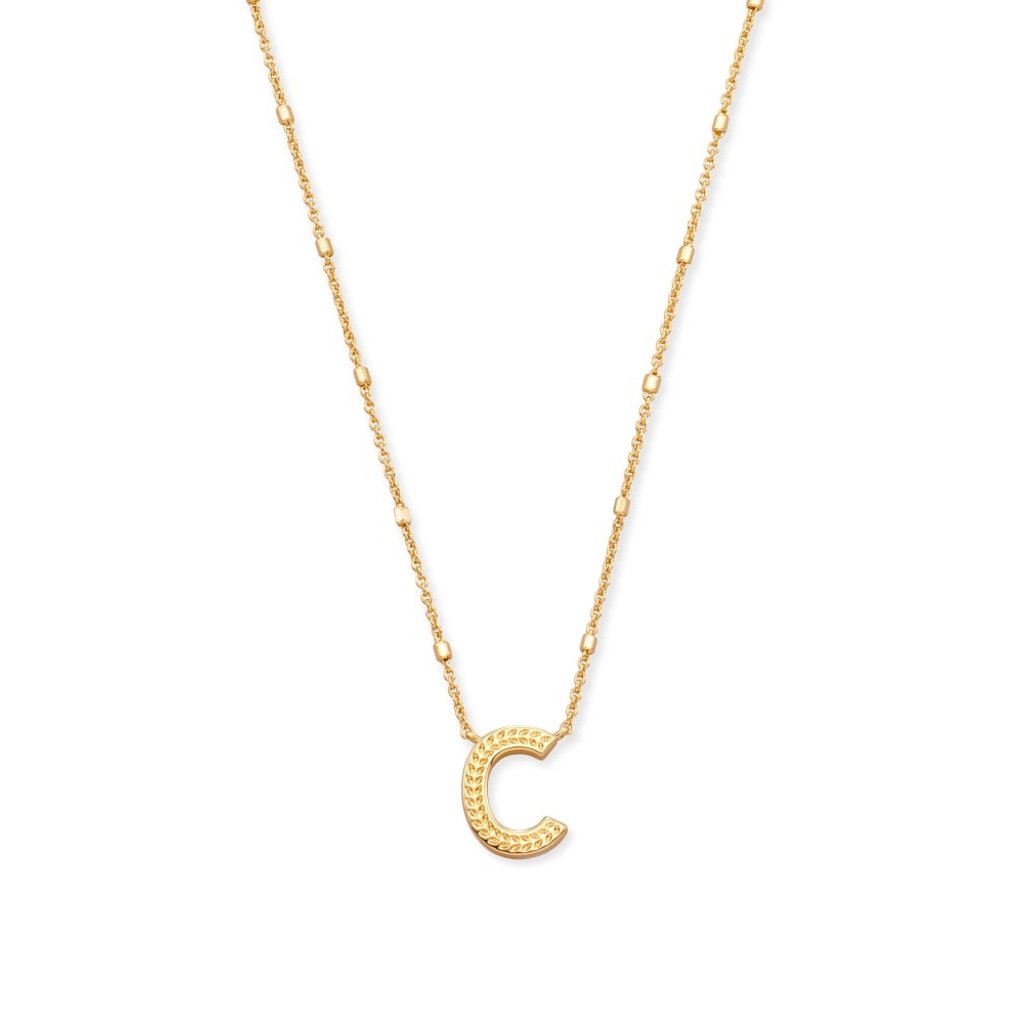 Kendra Scott C Letter Pendant Necklace