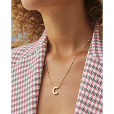Kendra Scott C Letter Pendant Necklace