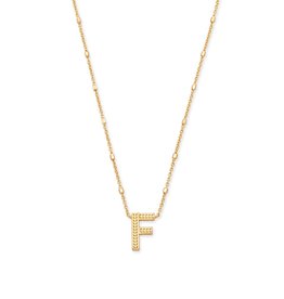 Kendra Scott F Letter Pendant Necklace