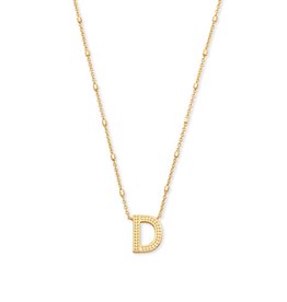 Kendra Scott D Letter Pendant Necklace