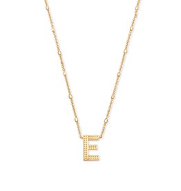 Kendra Scott E Letter Pendant Necklace