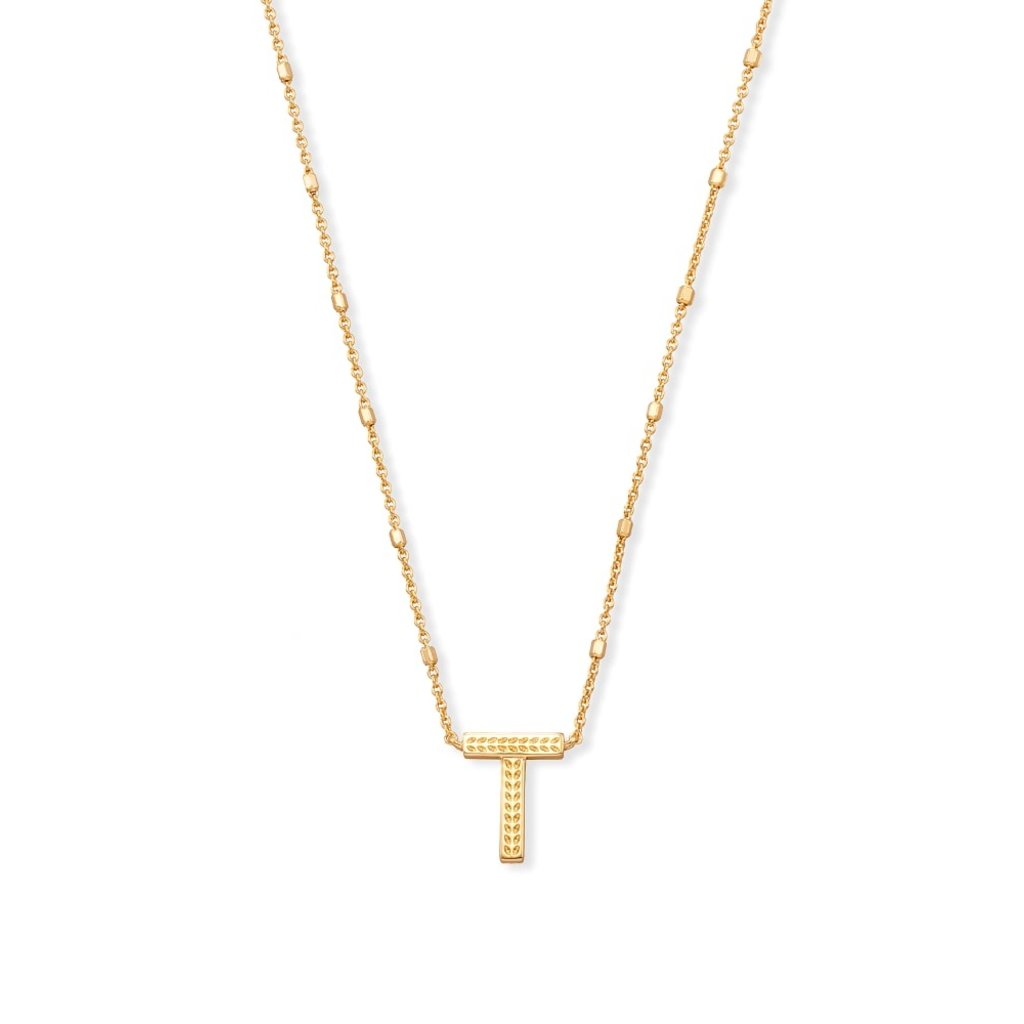 Kendra Scott T Letter Pendant Necklace
