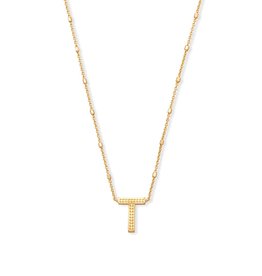 Kendra Scott T Letter Pendant Necklace