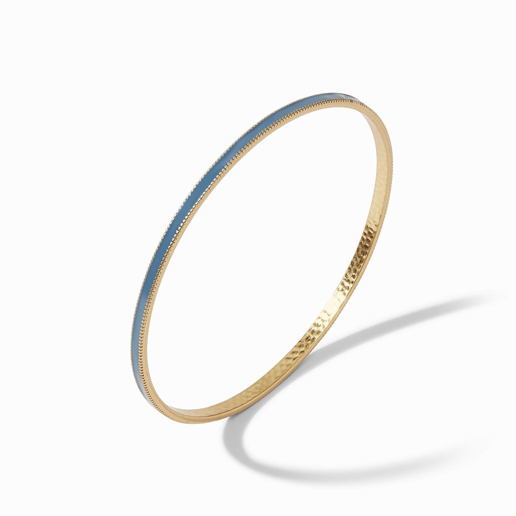 Julie Vos Marseille Bangle Gold Ivory Enamel - Medium