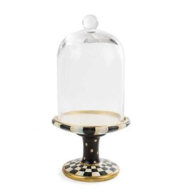 MacKenzie-Childs Courtly Check Pedestal with Cloche