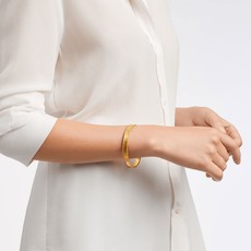 Julie Vos Savoy Bangle Gold - Medium